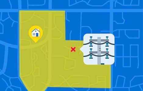 use geospatial data to mitigate electric outage