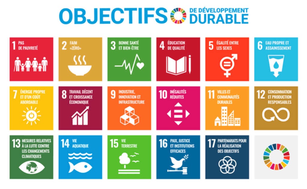 17 Objectifs de développement durable